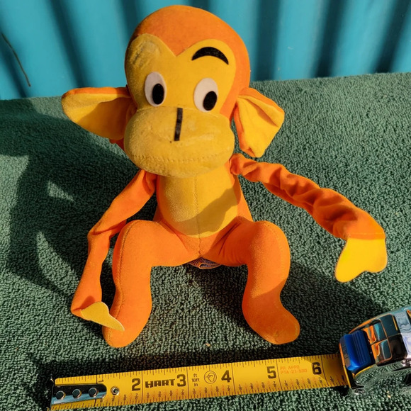Vintage Dream Pet Orange and  Yellow Monkey - Picture 12 of 13